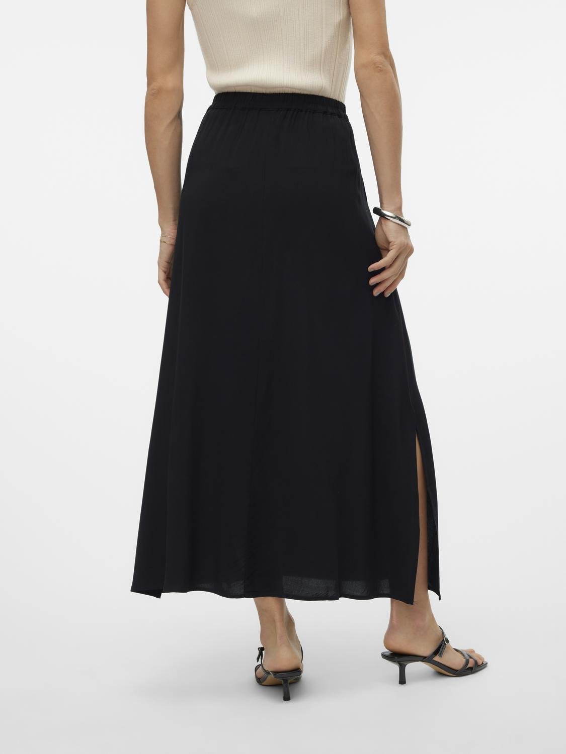 VMEASY Long Skirt - Black - VERO MODA & VILA Bergvik